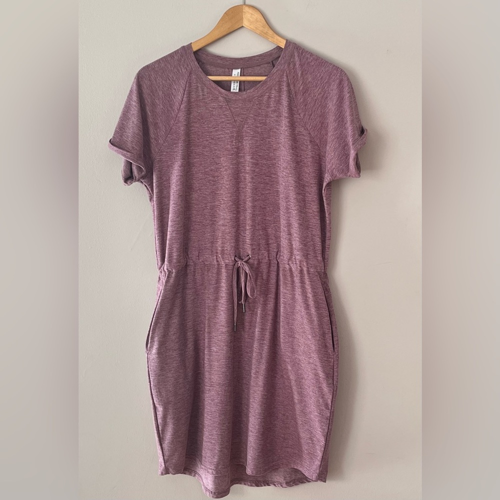 Women’s Freedom Trail By Kyodan Outdoor Athleisure T-shirt Dress in Eggplant